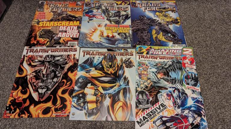 Transformers Misc. UK Magazine Comics and Activity Annuals