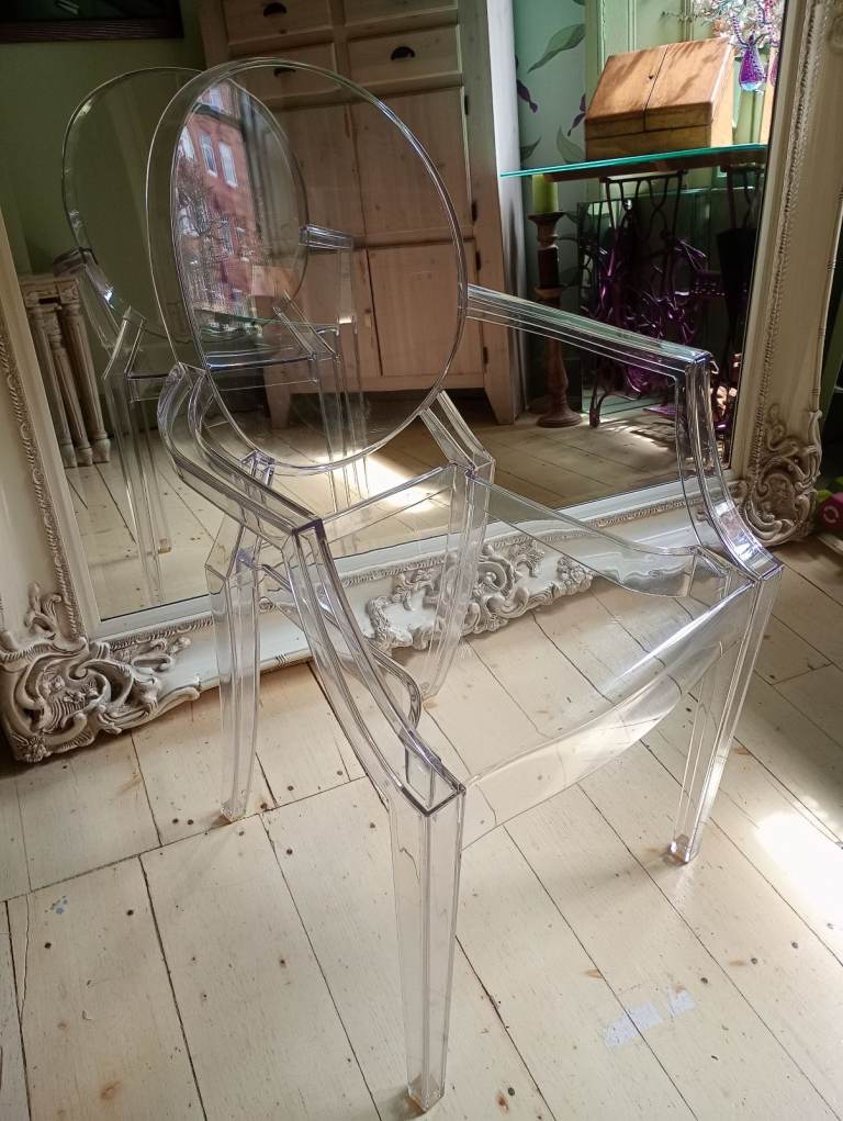 Kartell Carver Ghost, Philippe Starck chair 