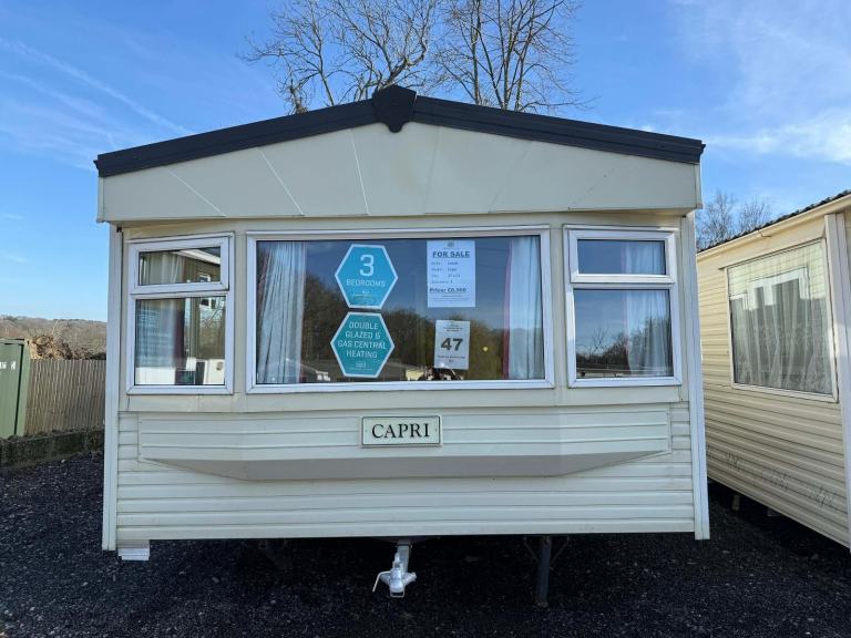 3 Bed Static Caravan - DG, CH, New Carpets - Offsite Sale for Private Land