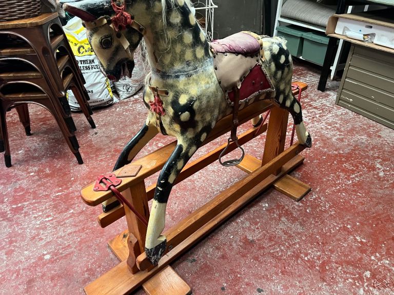 Antique Rocking Horse By G&j Lines