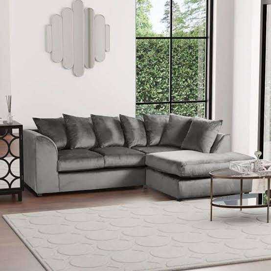 “Plush Velvet Corner Sofa & 3+2 Sets – Stylish Comfort, On Sale Now!”