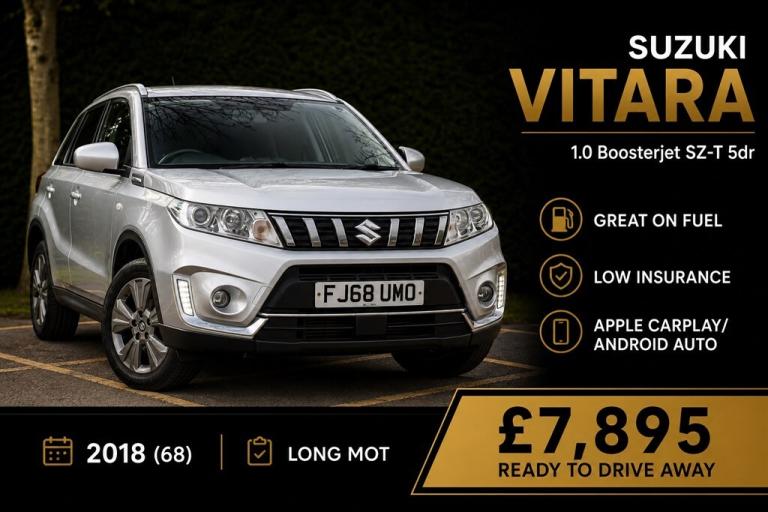 2018 Suzuki Vitara 1.0 Boosterjet SZ-T 5dr Estate Petrol Manual