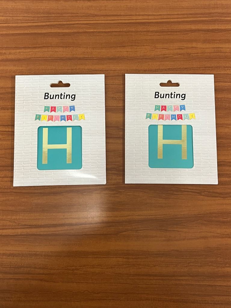 Brand New 'Happy Birthday' Hanging Bunting