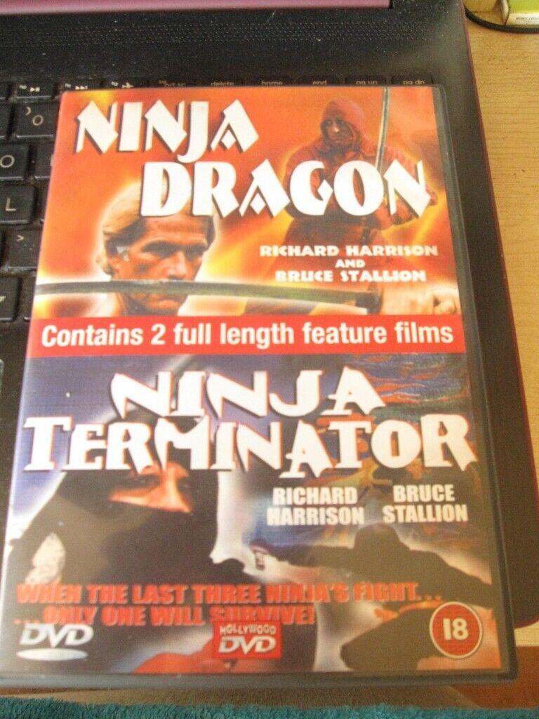 Ninja Dragon & Ninja Terminator Dvd's New