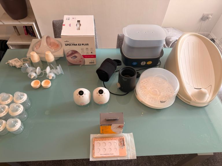 Spectra S2 breast and other essentials for new born babies