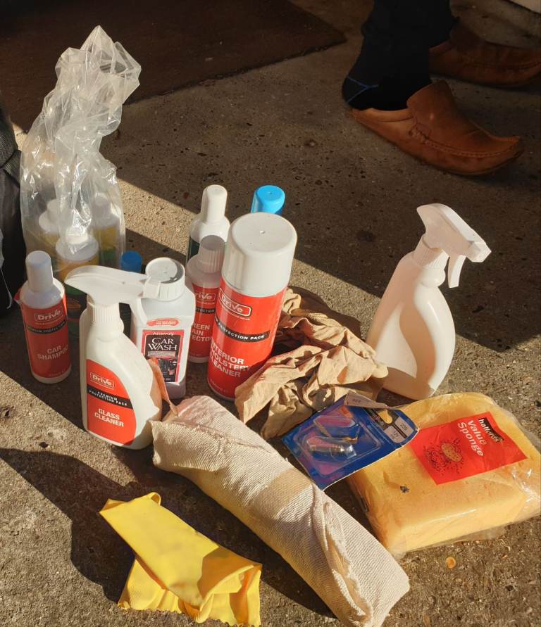 Car cleaning products