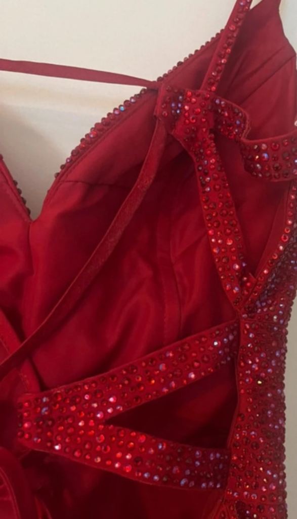 Prom dress red