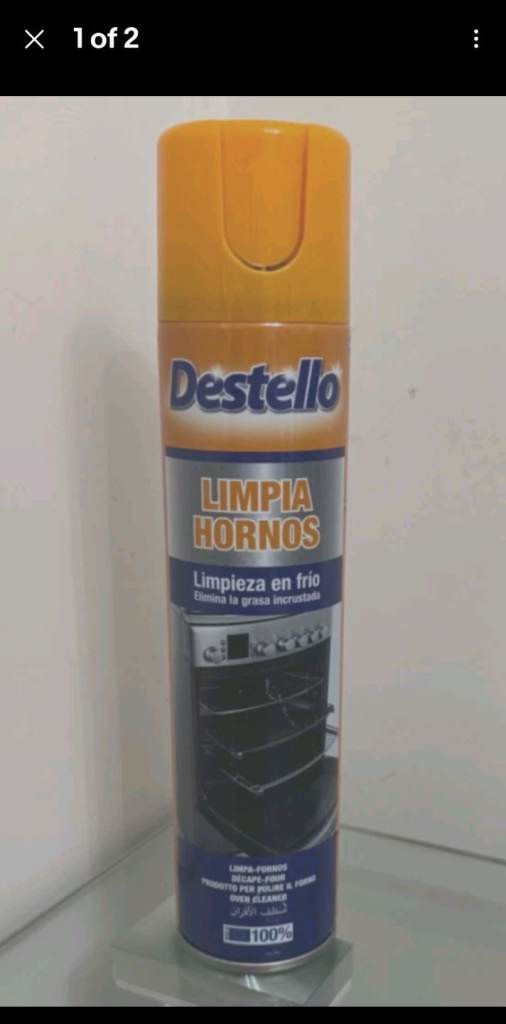 Oven cleaner (spanish make)
