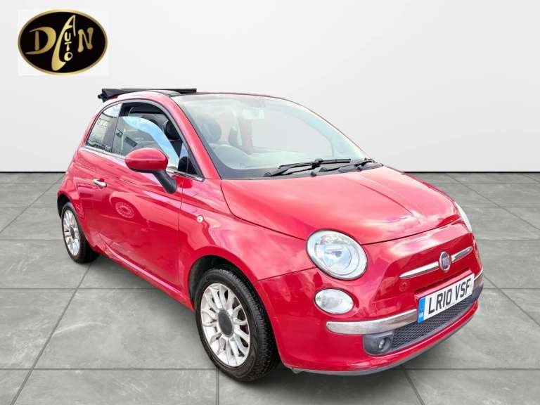2010 Fiat 500 1.2 Lounge 2dr [Start Stop] CONVERTIBLE Petrol Automatic