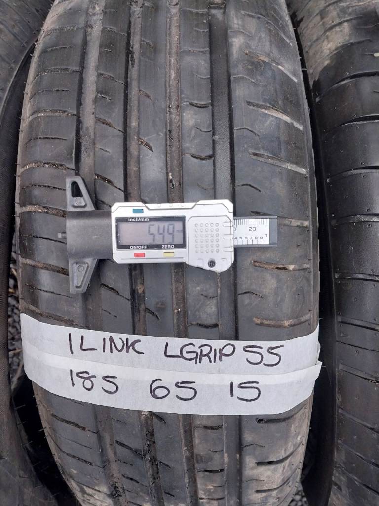 Part worn tyres ILink LGrip 55 185 65 15 - set of 3