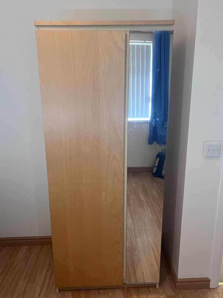 Ikea small wardrobe- beech