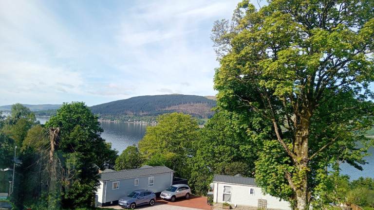 Reduced to £63,000 ono ! Fantastic residential caravan with stunning views of loch Long