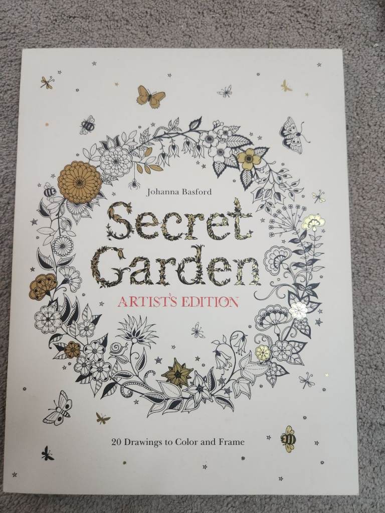 Johanna Basford Secret Garden Artist's Edition Colouring Book