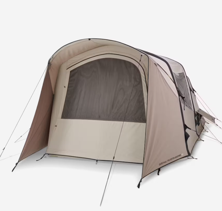 QUECHUA Inflatable 4-person, 2-bedroom camping tent, Air Seconds 4.2, Polycotton- ON SALES