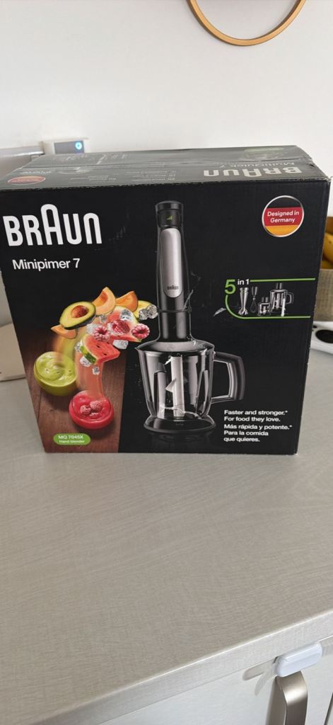 Braun hand blender set