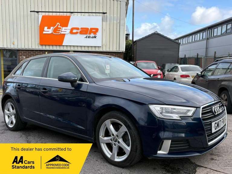 2017 Audi A3 2.0 TFSI Sport Sportback Euro 6 (s/s) 5dr HATCHBACK Petrol Manual
