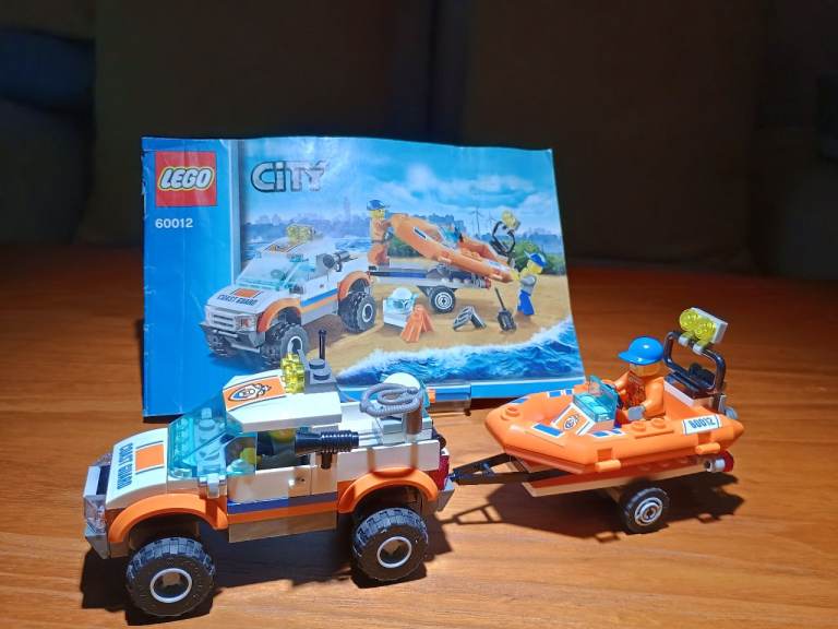 LEGO City 60012 4x4 & Powerboat Set – Good Condition