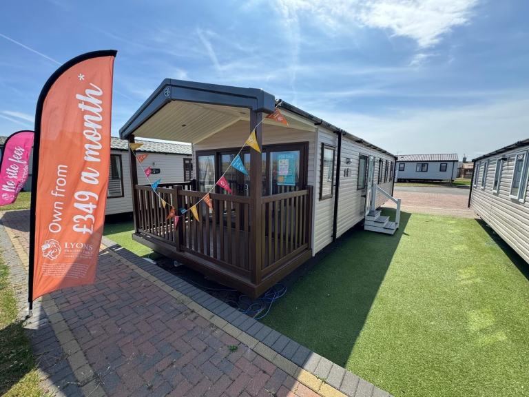 Sited static caravan for sale
