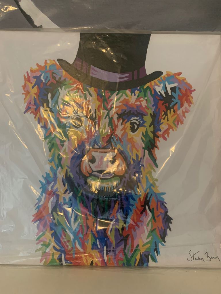 Steven Brown Baby McCoo large canvass 30"x30"