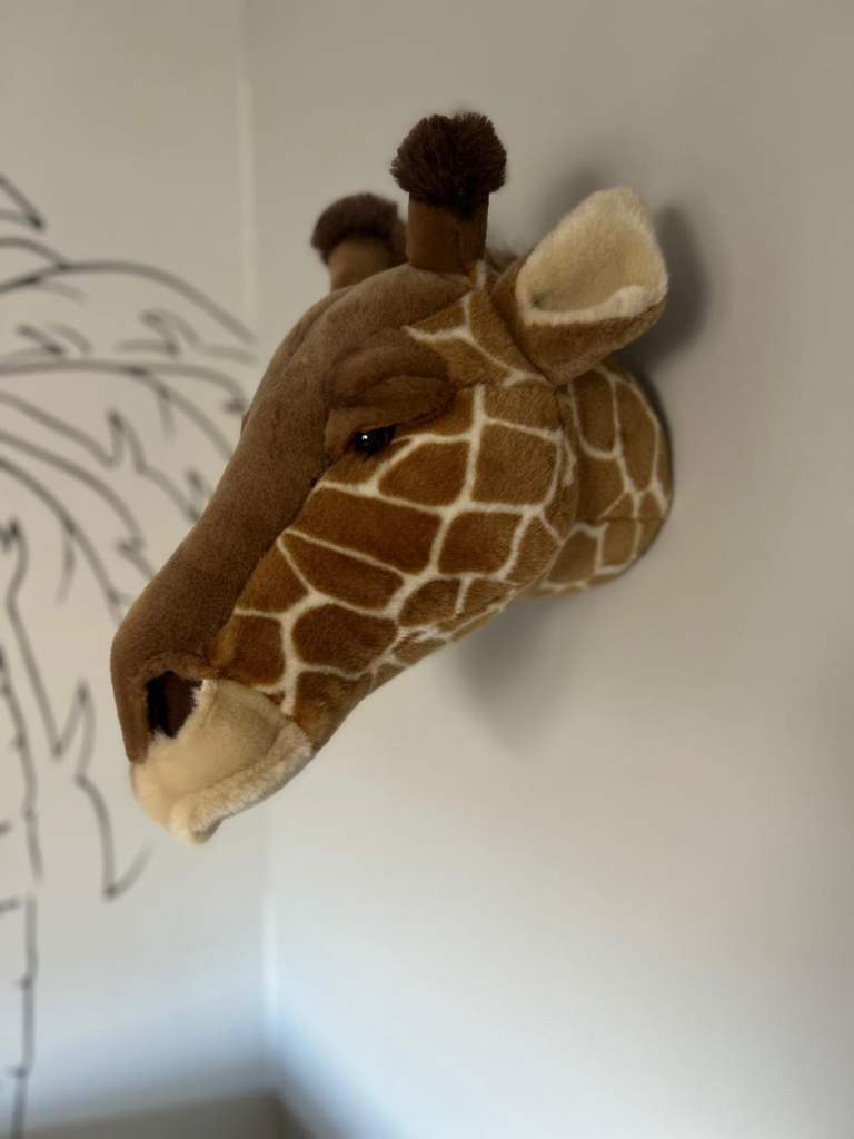 Wall Mounted Plush Animal Heads x3