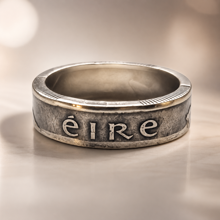 Handmade Irish 20p Coin Ring 