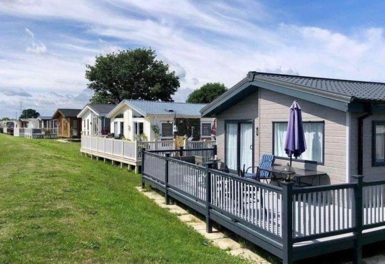 Static caravan / Twin lodges pitches available at Manor House  holiday park 