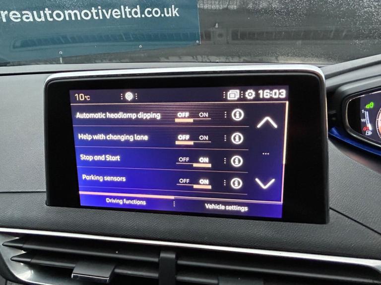 2017 Peugeot 3008 1.2 PureTech GT Line Euro 6 (s/s) 5dr HATCHBACK Petrol Manual