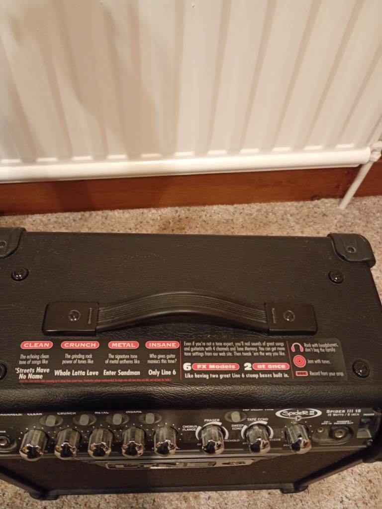 Epiphone guitar and amp