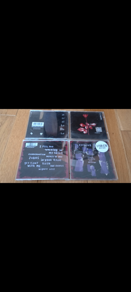 2x Depeche Mode CDs.