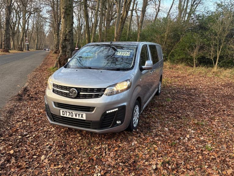 2021 Vauxhall Vivaro 3100 2.0d 120PS Sportive H1 D/Cab PANEL VAN Diesel Manual