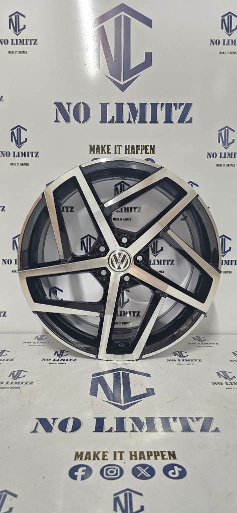PREMIUM DIVISION VOLKSWAGEN 19" VW GOLF GTI DALLAS STYLE ALLOY WHEELS 5x112 DIAMOND CUT