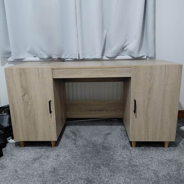 Desk With Shelf Storage