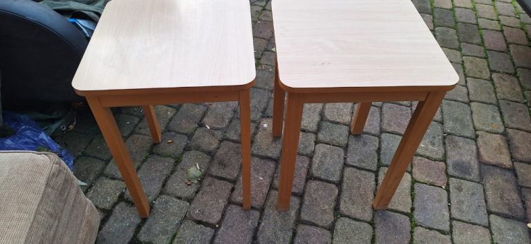 Wooden Restaurant Coffee Tables 1 Left Available