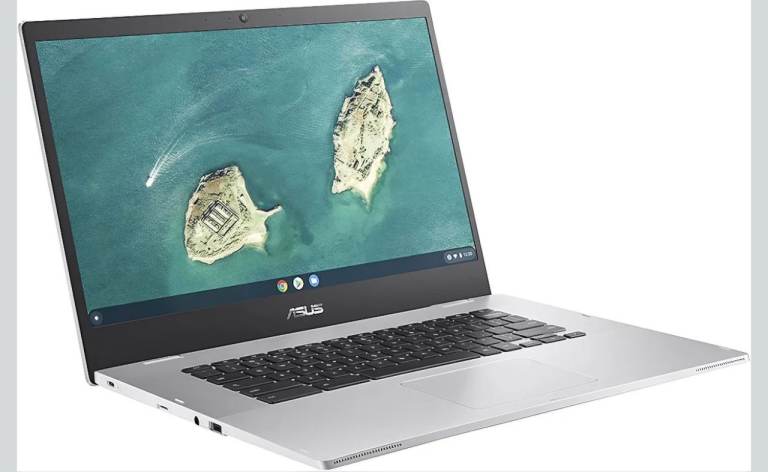 ASUS 15.6 ChromeBook CX1500CNA HD Laptop (Intel Celeron N3350, 4GB RAM, 64GB eMMC, Chrome OS)