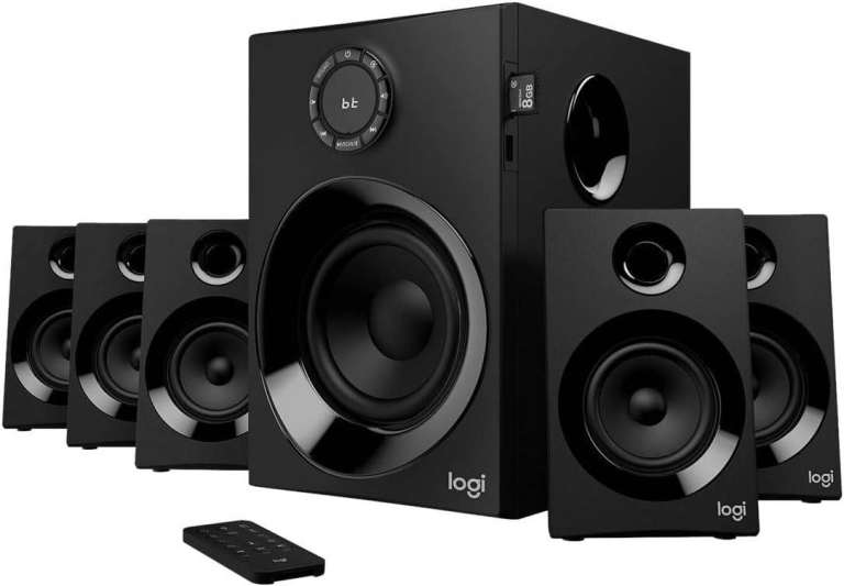 New Logitech Z607 5.1 160 Watts Surround Speaker Set.