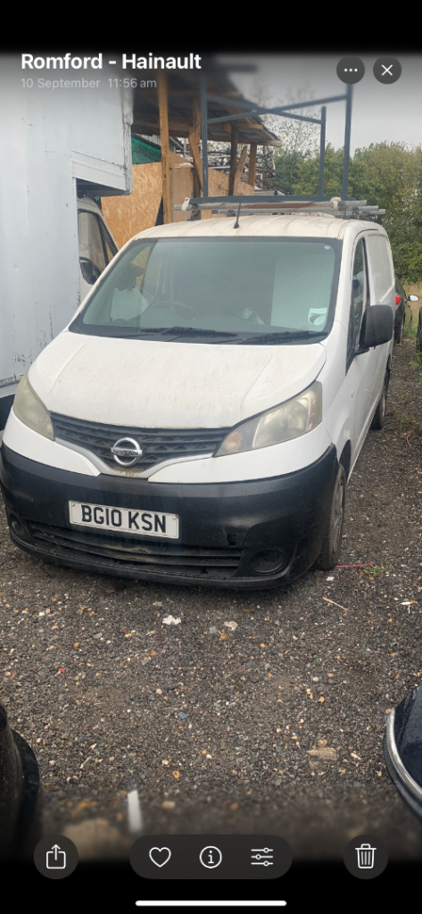 Nissan, NV200, Car Derived Van, 2010, Manual, 1461 (cc)