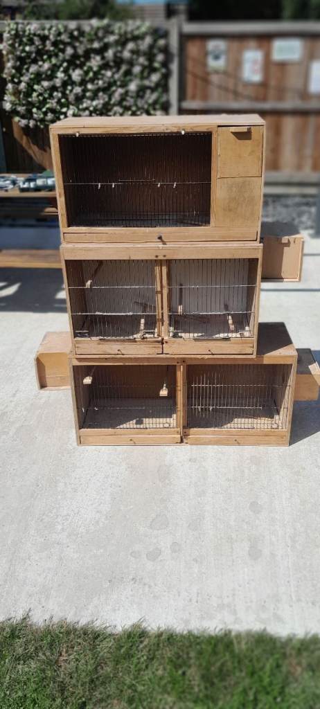 Six Bird Breeding Cages