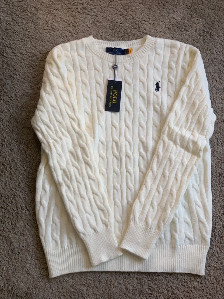 image for Ralph Lauren white jumper M