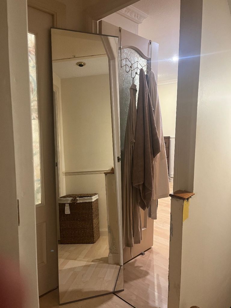 Two Full Mirrors - wall / closet mirror