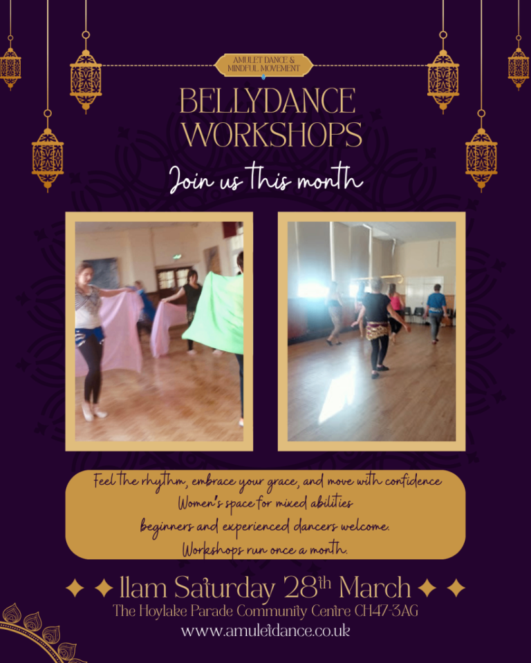 Belly Dancing Monthly Workshop Hoylake