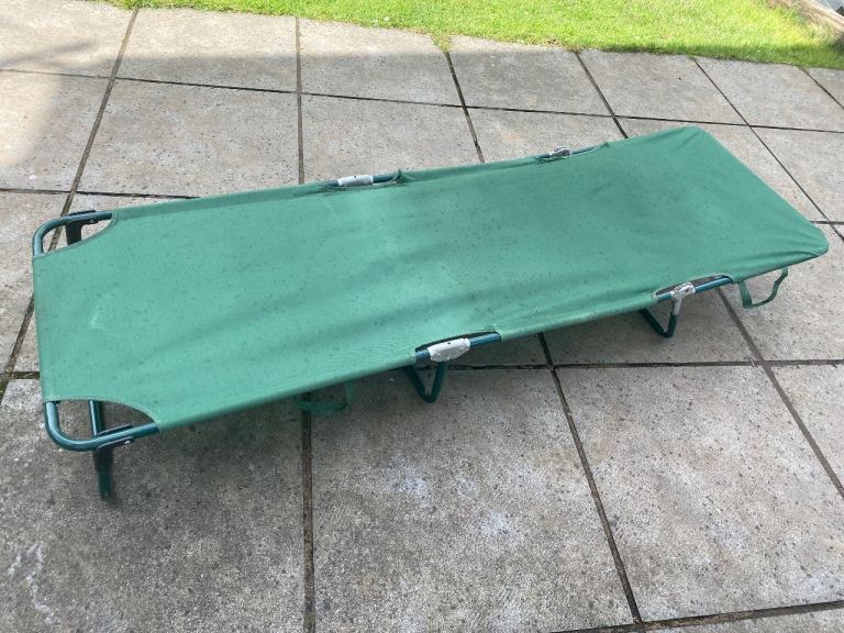 Foldable Single Bed for Camping/ Travel Use 