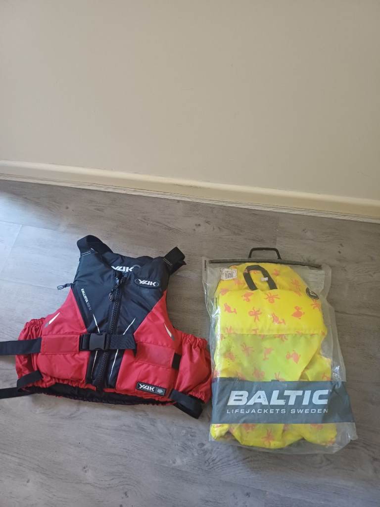 Baltic Buoyancy Aids Life Jackets – Red/Black and Yellow