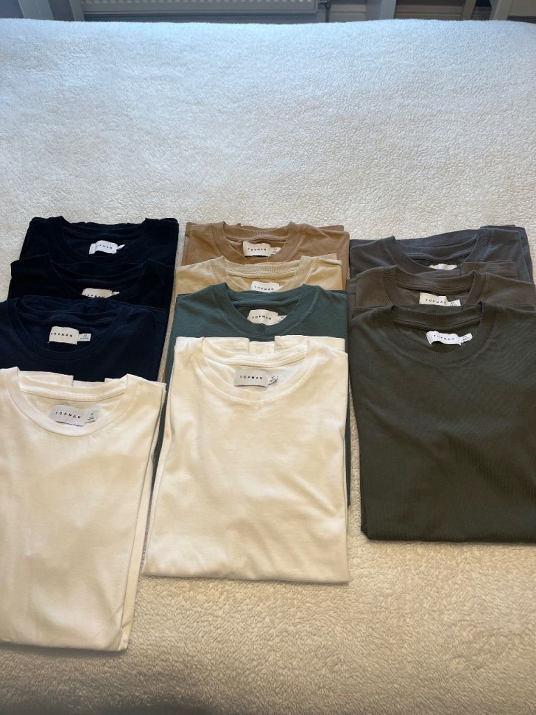 Bundle x 11 TOPMAN T-shirts - Size XS