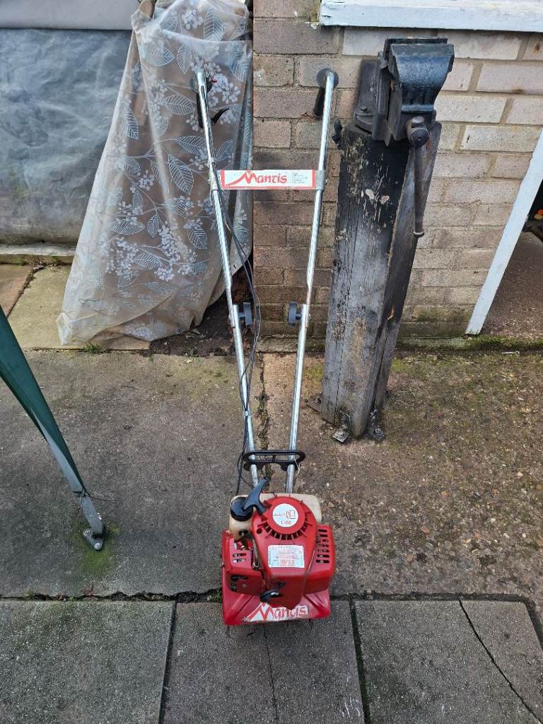 Mantis Tiller Rotavator 2-Stroke Petrol Rotovator Cultivator