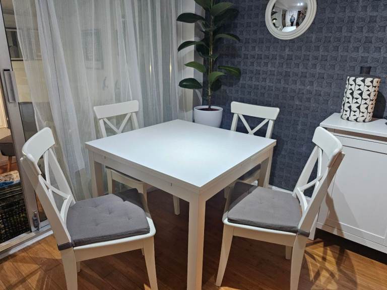 image for Dining table and 4 chairs