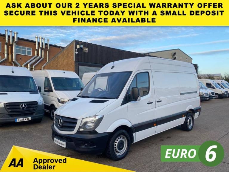 2017 67 MERCEDES-BENZ SPRINTER 2.1 314 CDI L2 H2 MWB H/ROOF 140BHP. RWD. FINANCE