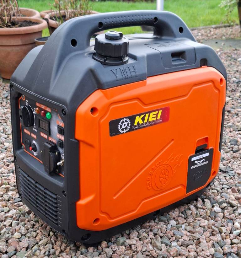 Super Silent Generator DKiEi 2200-watt Inverter Generator 1800-Watts continuous sine wave power