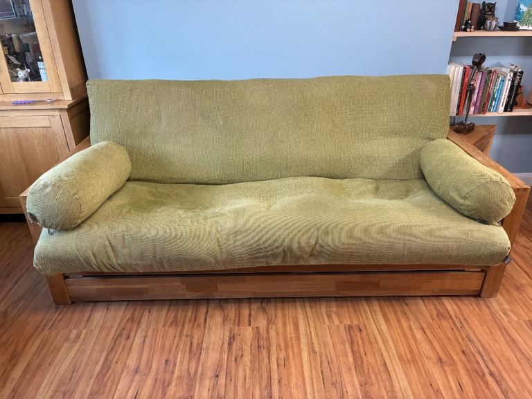 Futon Company 3 Seater Quad Futon Forest Green Cover 