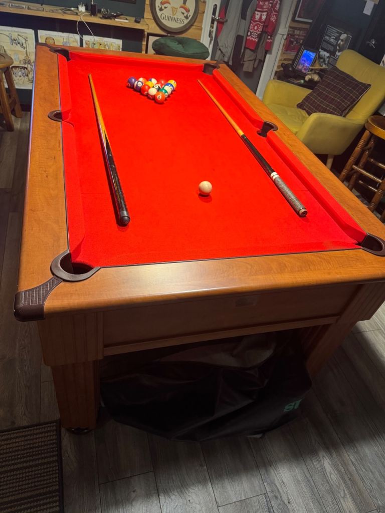 6x3 slate Pool Table 
