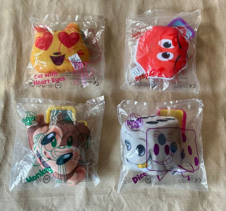 McDonalds Happy Meal Toys - 2017 Emoji Movie Soft Toy ~ Various - £2.50 each